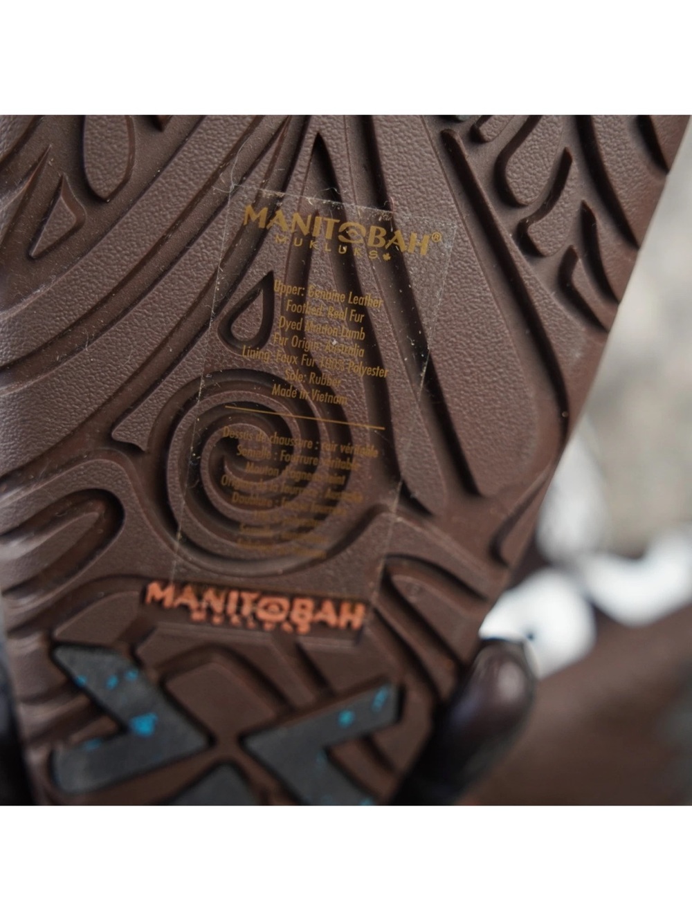 Manitobah Mukluks Corinne Hunt Tamara Suede Mukluks Size L8/M6 Brown NWOT $350 - Picture 8 of 15